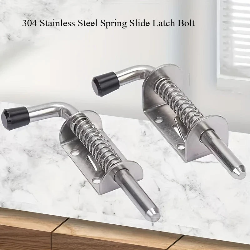 Heavy Duty 304 Stainless Steel Spring-Loaded Cabinet Door Latch Cabinet Door Latch Qme