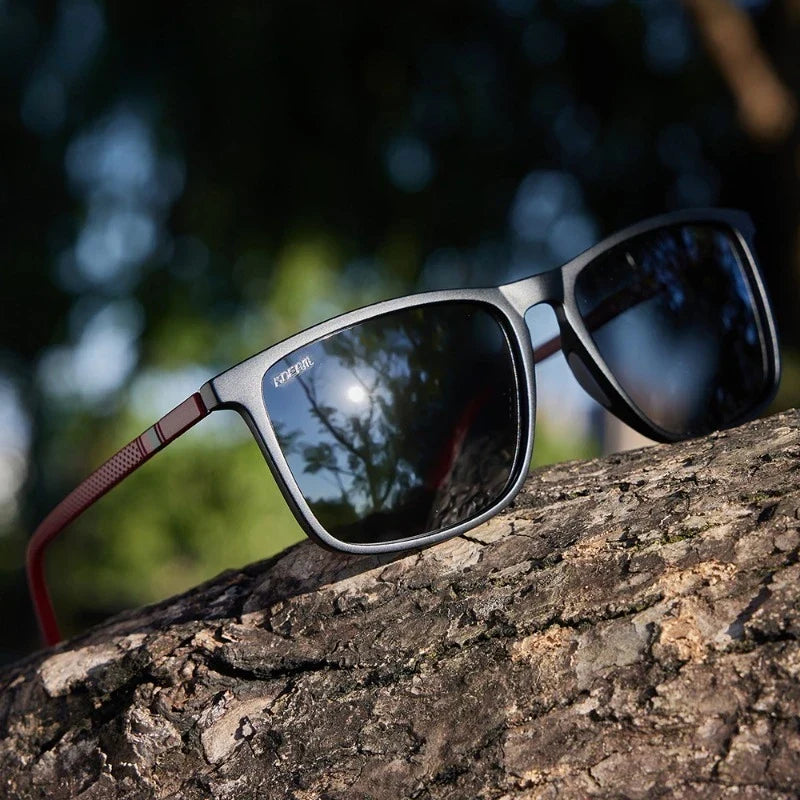 Large Square Polarized Sunglasses – Fishing, Outdoor & Driving Polarized Sunglasses Qme