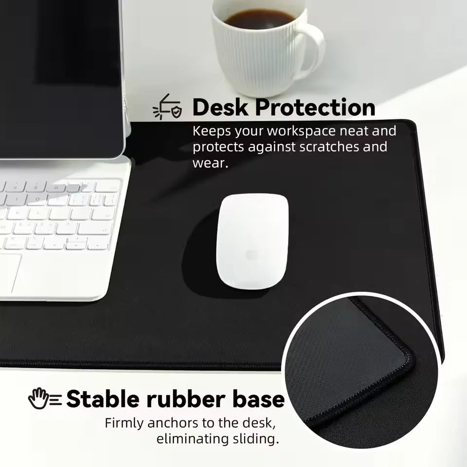 Large Anti-Slip Gaming Mouse Pad – Stitched Edge Desk Mat Gaming Mouse Pad Qst