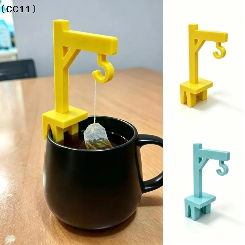 Tea Bag Holder Clip for Thick Cups | 6 Colors | Easy Brew Tea Bag Clip Qme