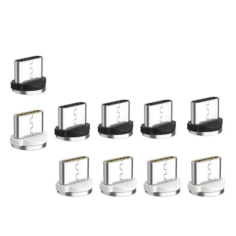 USB-C Magnetic Charging Head 2.4A Fast Charge & Data Transfer Magnetic USB-C Connector Qme