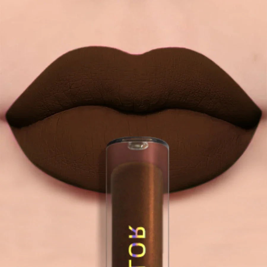 Matte Waterproof Liquid Lipstick – Velvet Long-Lasting Lip Gloss Liquid Lipstick Qme