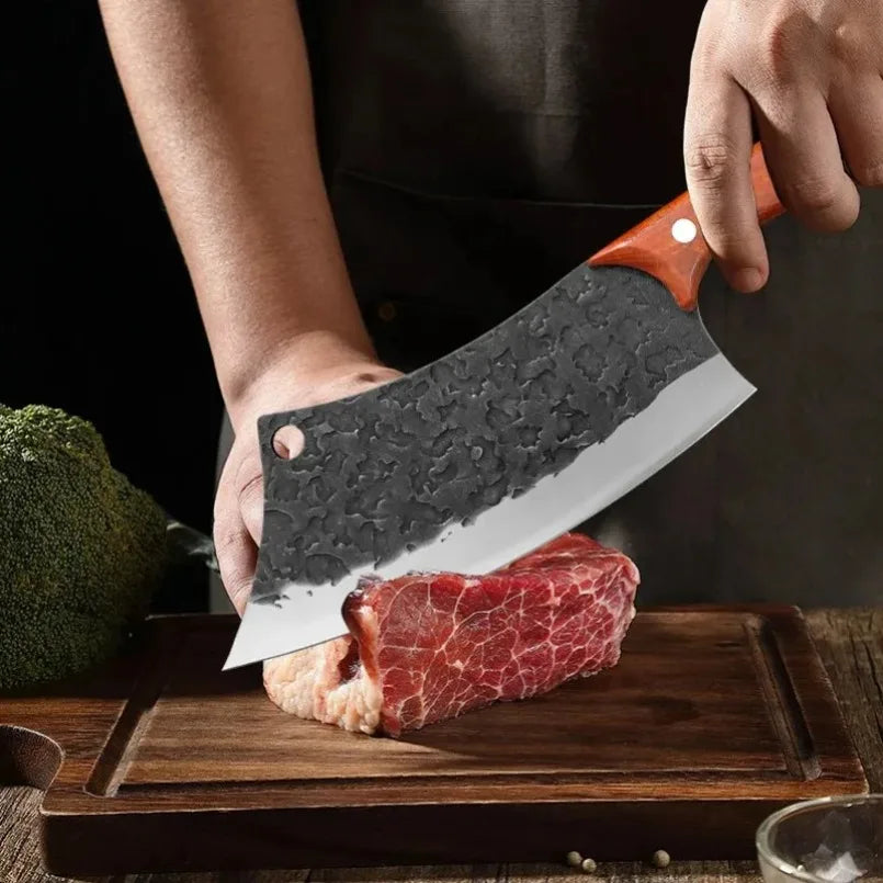 InLeung Stainless Steel Chef & Boning Knife | Sharp Kitchen Blade Kitchen Knife Qst