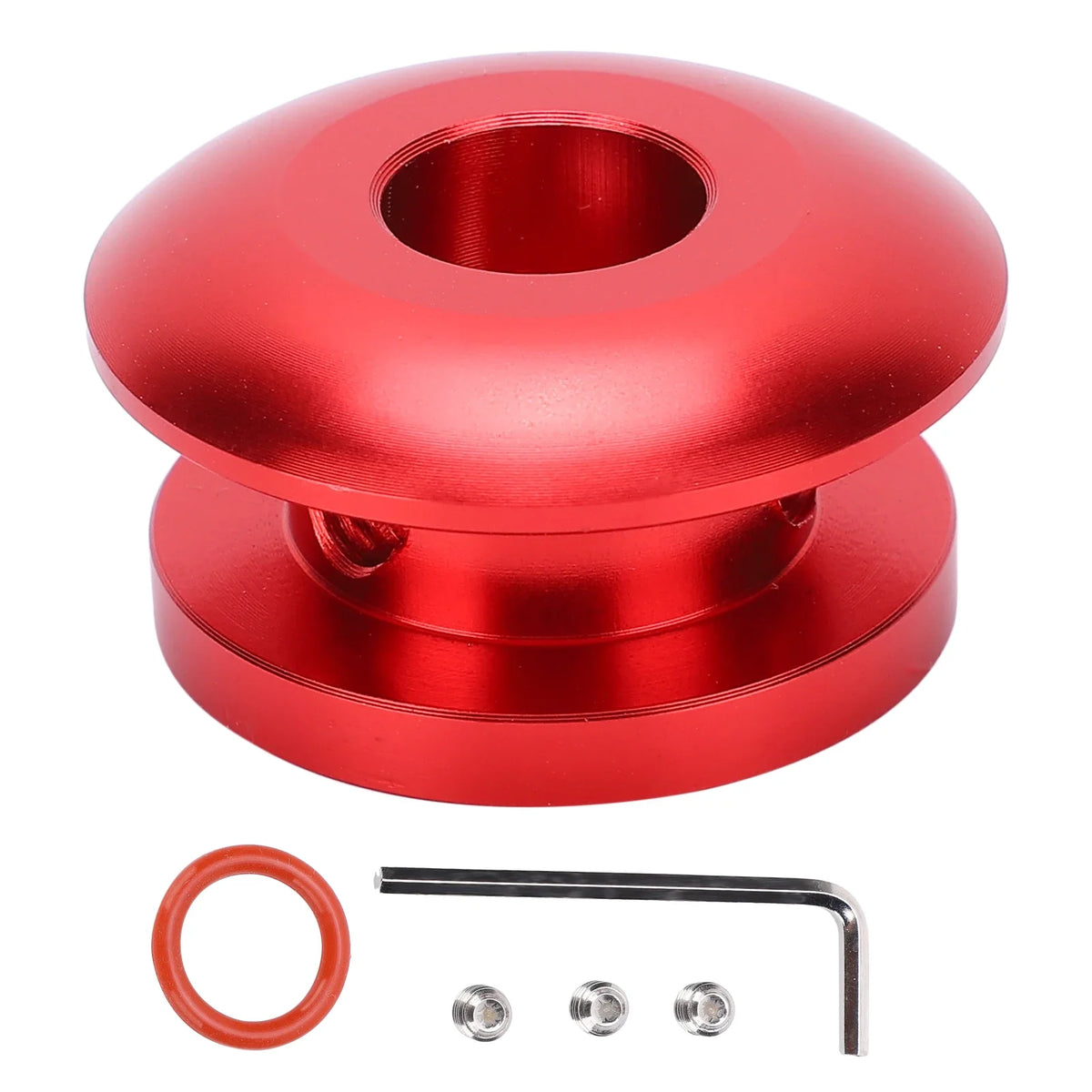 Shifter Knob Boot Retainer & Limiter Buckle | Metal Car Accessory Shifter Boot Retainer Qme Red