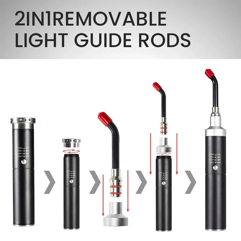 Vilnason Red & Infrared Light Therapy Wand – 5 Wavelengths Light Therapy Wand Qst