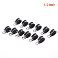 Brake & Gas Line Pipe R Clips – Stainless Steel 12-Pack Pipe Fixing Clamps Qme A4