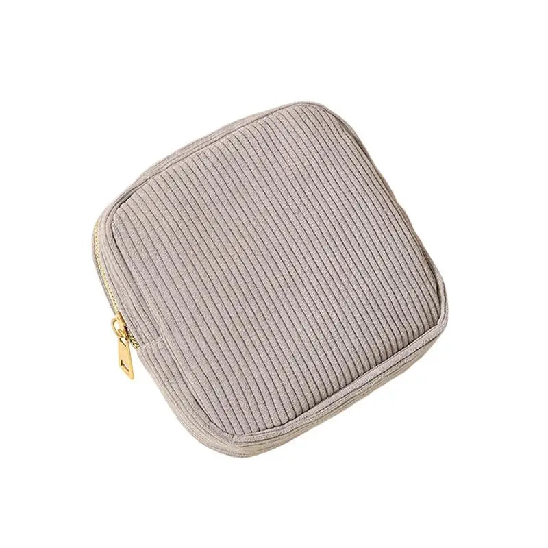 Portable Travel Organizer Pouch – Makeup & Essentials Case Travel Organizer Pouch Qme Gray