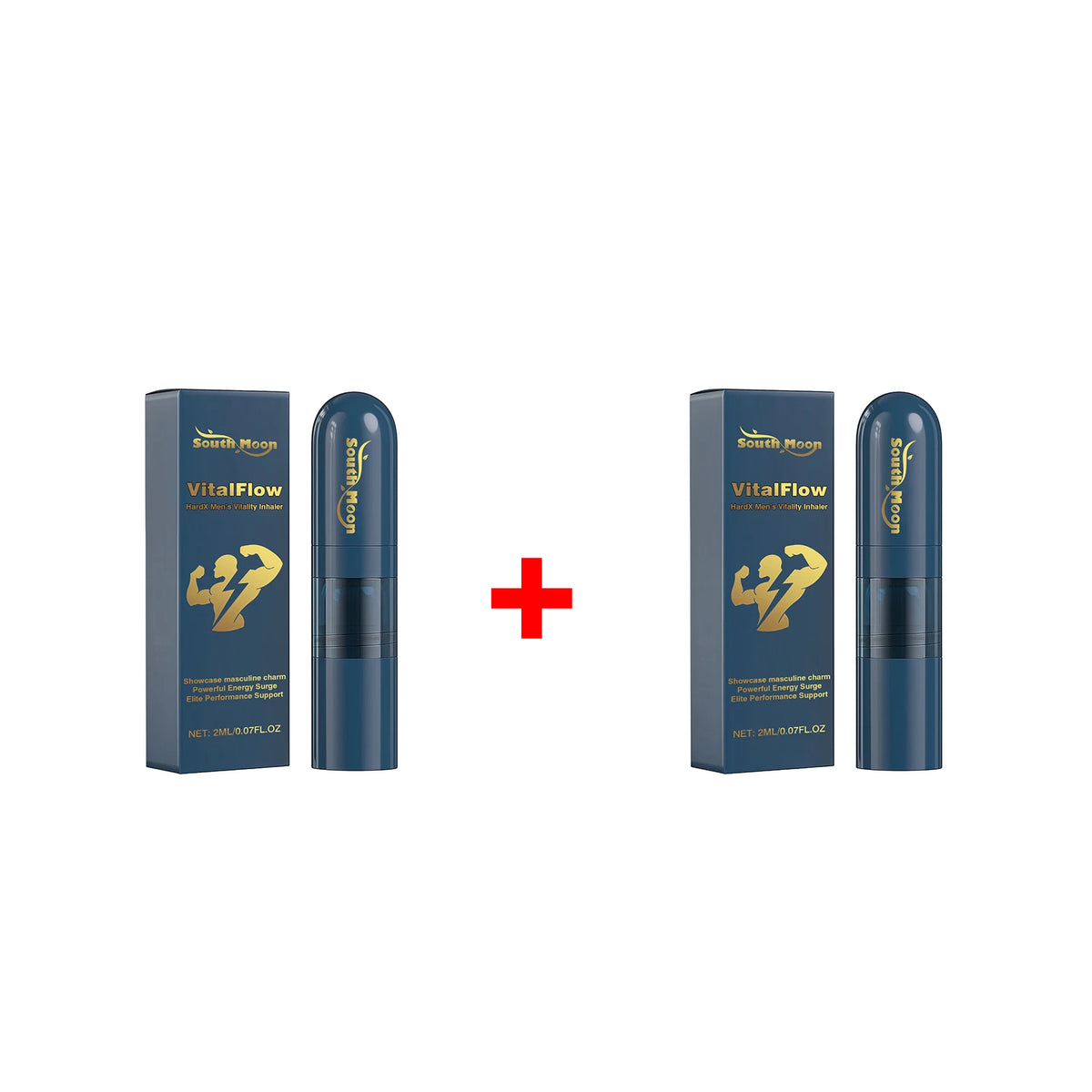 South Moon Men's Energizing Nasal Inhaler – Focus & Refresh Aromatherapy Inhaler Qst 2pcs