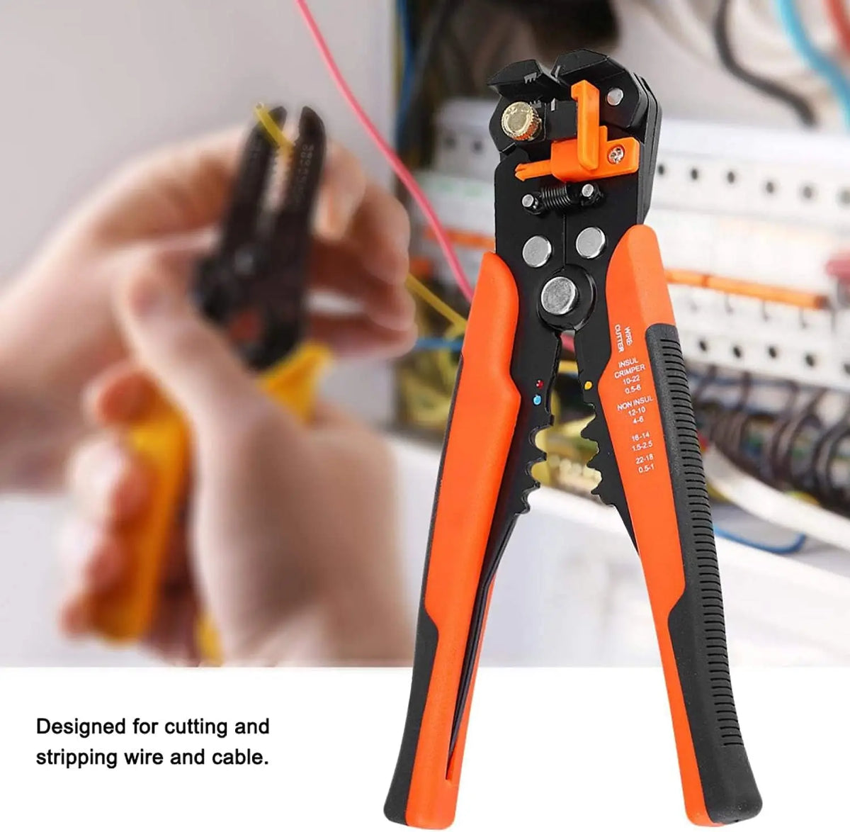 Wire Stripper Cutter Crimping Plier | Self-Adjusting Tool Wire Stripper Plier Qme