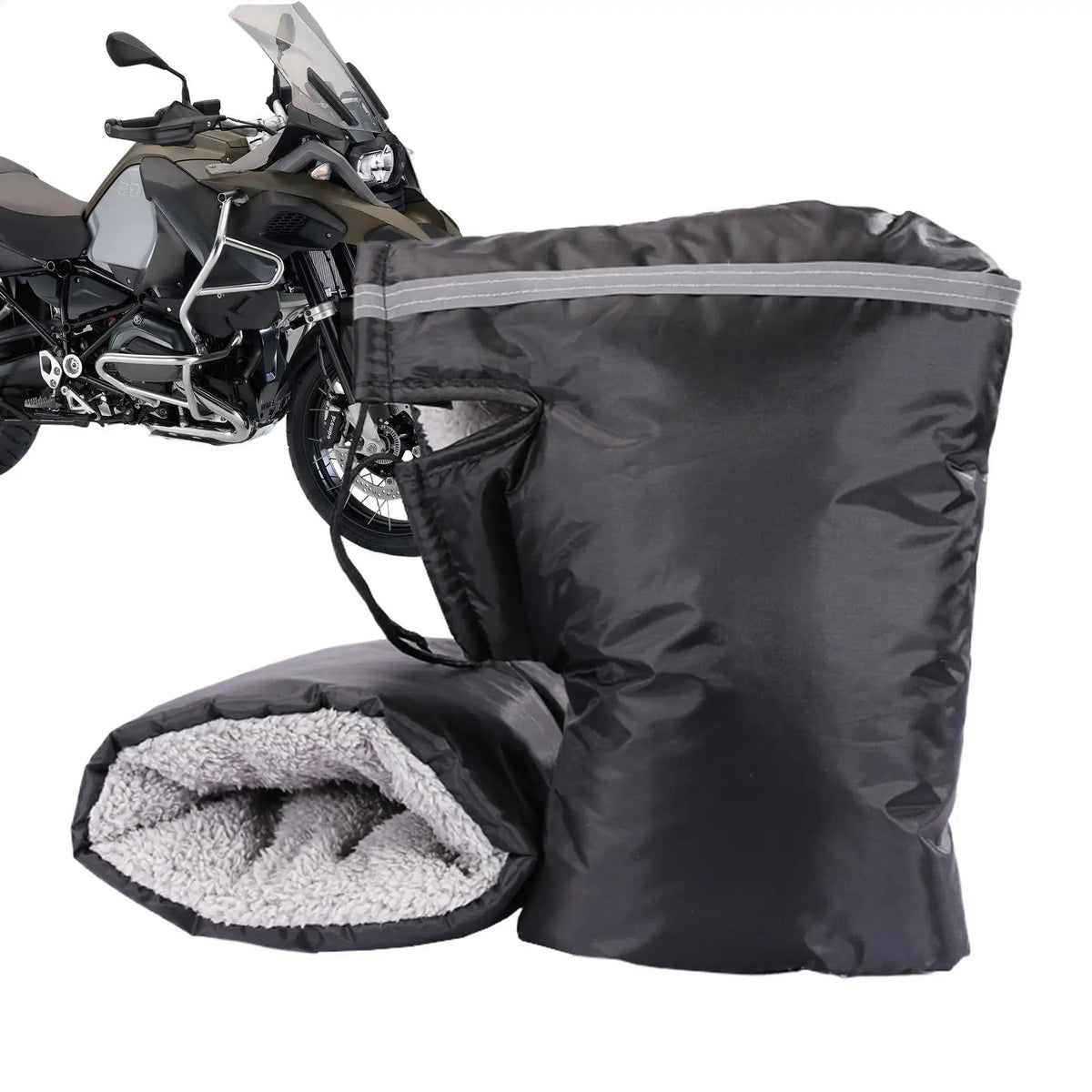 Waterproof Winter Bicycle Handlebar Mittens | Universal Fit Handlebar Mittens Qme