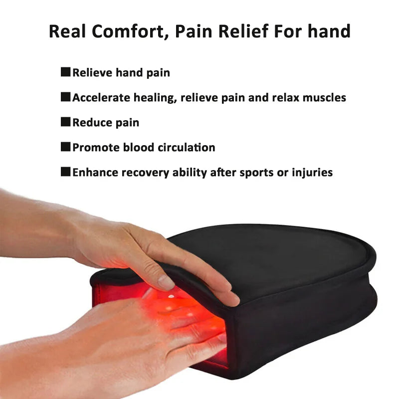 Red & Infrared Light Therapy Glove – 660nm 850nm LED Mitten Light Therapy Glove Qst