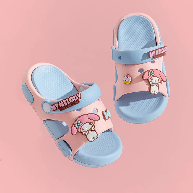 Cartoon EVA Flip-Flops | Soft-Sole Non-Slip Two-Tone Sandals EVA Flip-Flops Qme 2 180mm Sizes28 29