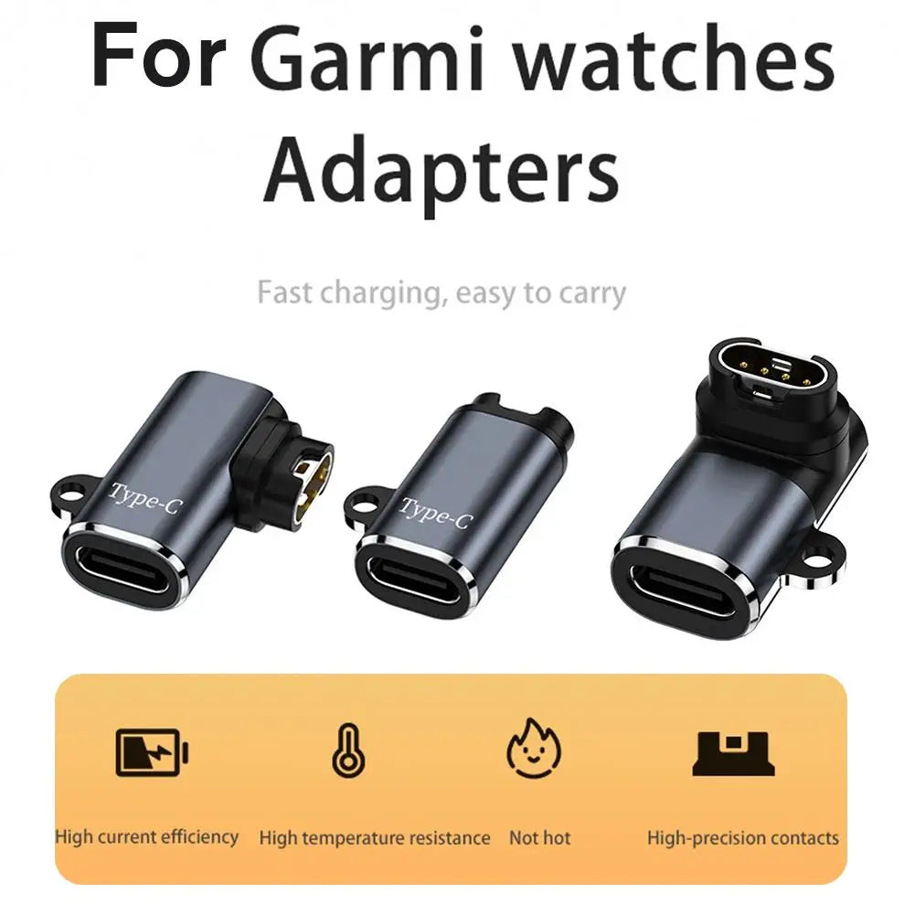 USB-C Garmin Smartwatch Charger Adapter | Fenix 7 6 5S Smartwatch Charger Adapter Qme