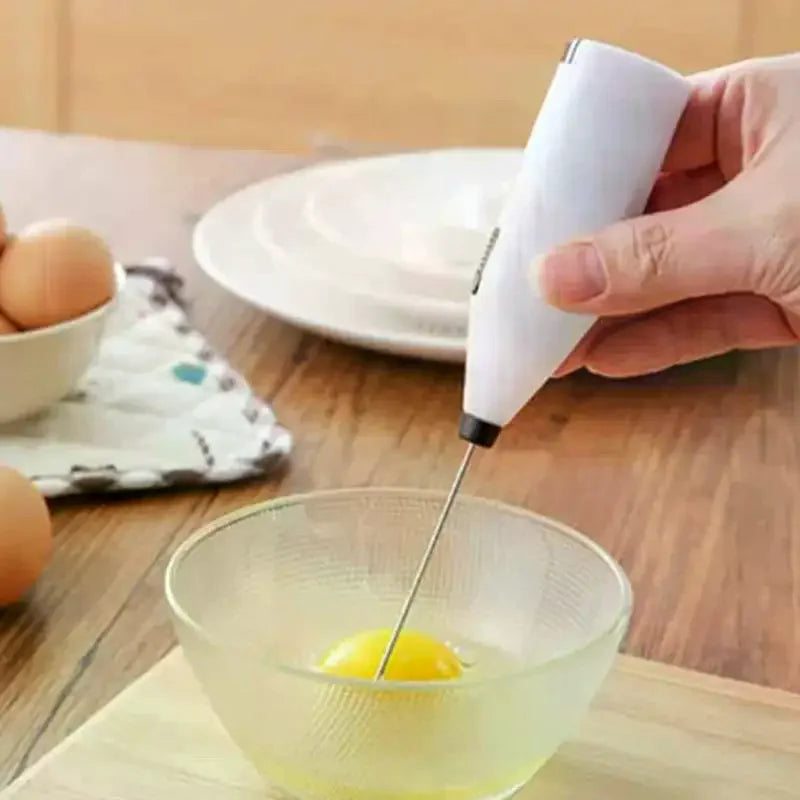 Portable Electric Handheld Egg Whisk – Ergonomic Handle Electric Handheld Whisk Qme