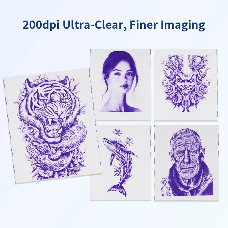 AIMO Wireless Thermal Tattoo Stencil Printer | Inkless Thermal Stencil Printer Qme