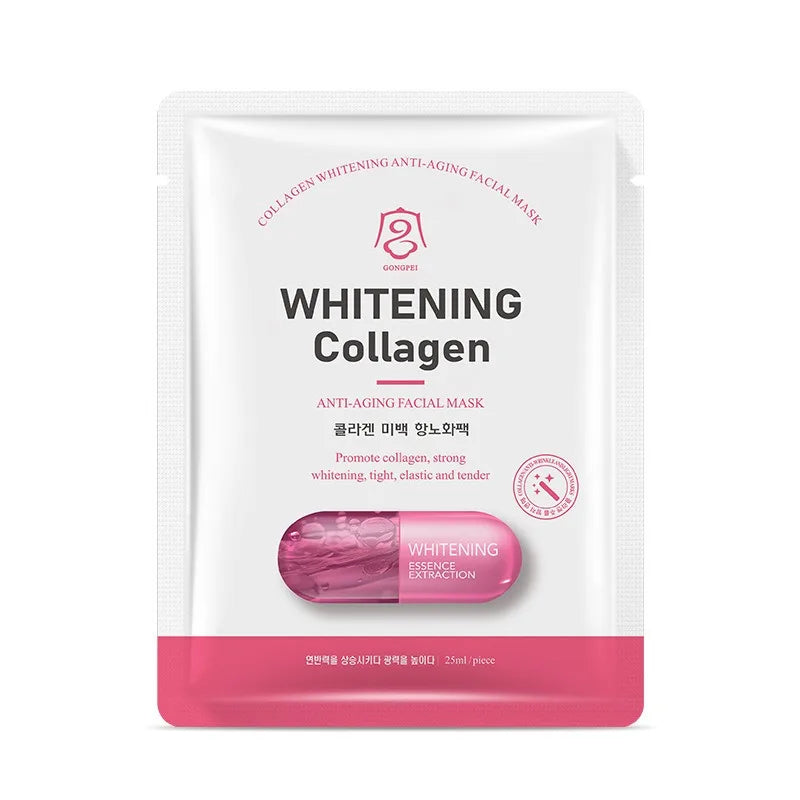 Whitening Sheet Mask – Deep Hydrating Brightening Face Mask Brightening Sheet Mask Qst Collagen