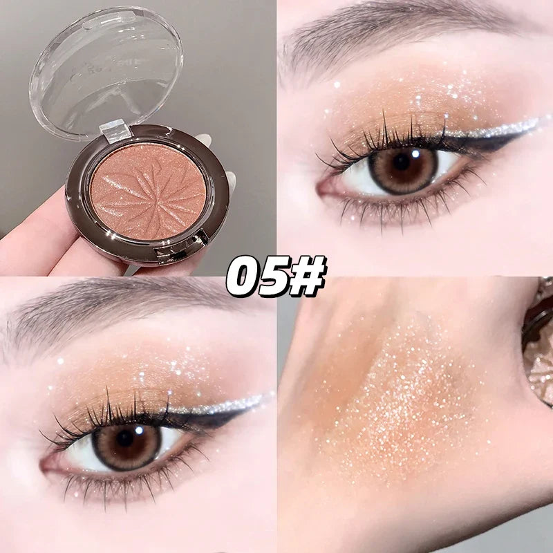 Gege Bear Multi-Use Eyeshadow Highlighter Powder – 5 Shades Eyeshadow Highlighter Powder Qme GX2095-5