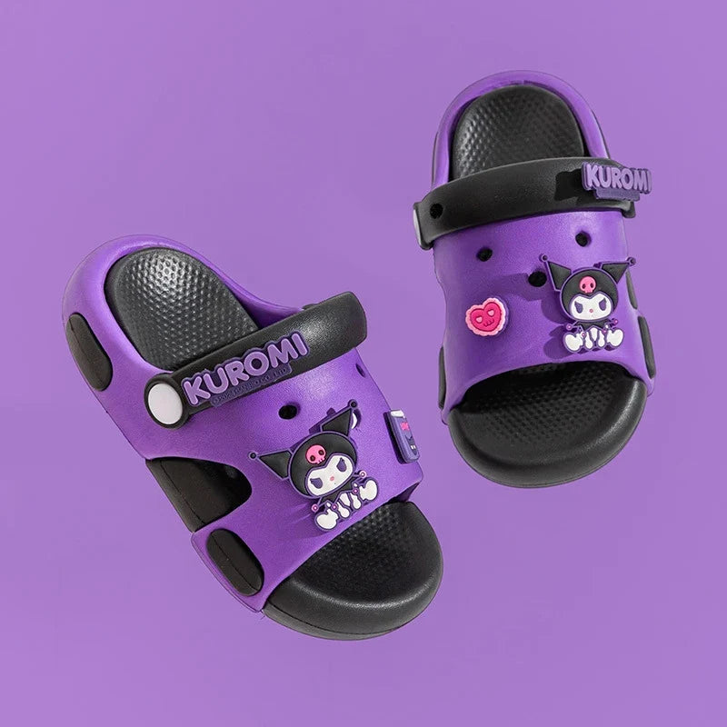 Cartoon EVA Flip-Flops | Soft-Sole Non-Slip Two-Tone Sandals EVA Flip-Flops Qme