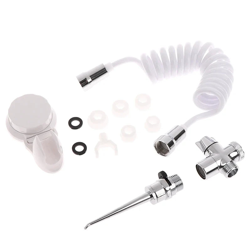 Water Flosser Oral Irrigator Dental SPA Kit | ABS Toothbrush Water Flosser Kit Qme