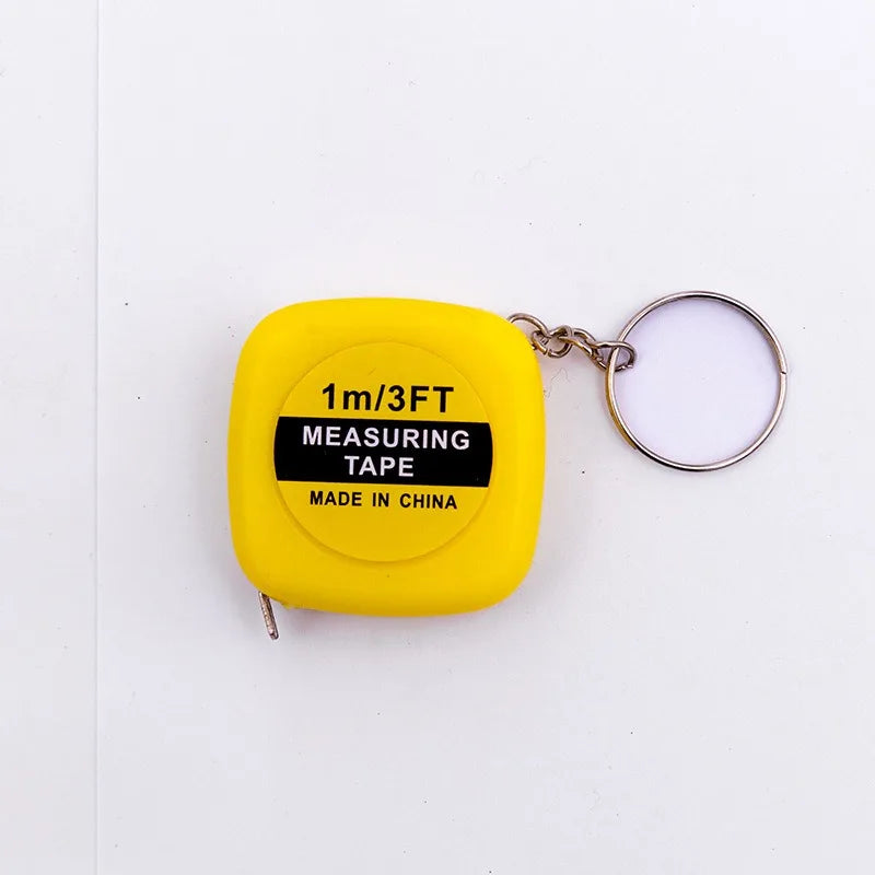 Mini Keychain Tape Measure 1M Retractable Pocket Tool | 4 Colors Keychain Tape Measure Qme