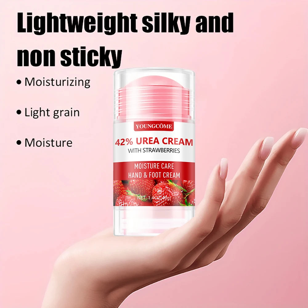 Urea Strawberry Hand & Foot Cream – Hydrating & Exfoliating Hand & Foot Cream Qst