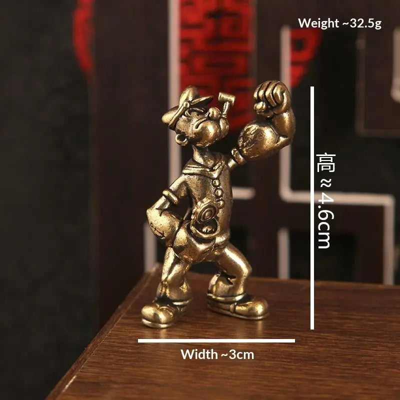 Popeye Sailor Man Resin Figurine – Desk, Home & Car Ornament Decorative Figurine Qme