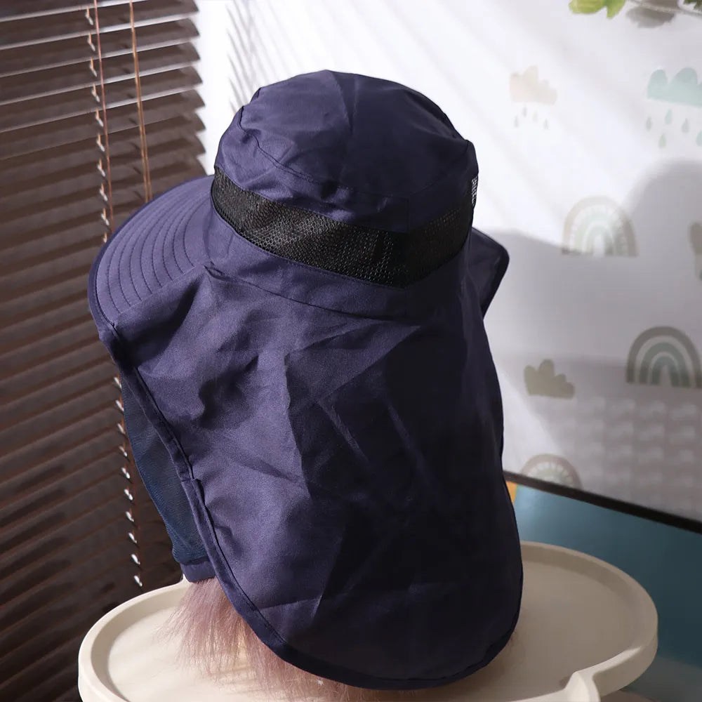 Foldable Wide Brim Insect Net Hat – Mosquito & Bug Cover Insect Net Hat Qme