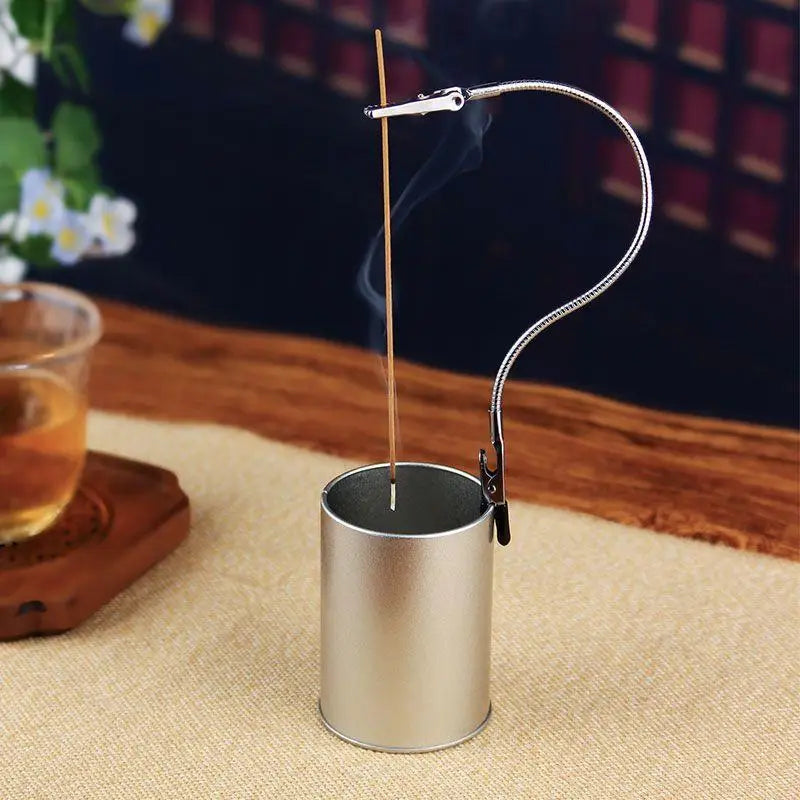 Vertical Incense Bracket Anti-Tilt Double End Clip | Steel Incense Holder Qme