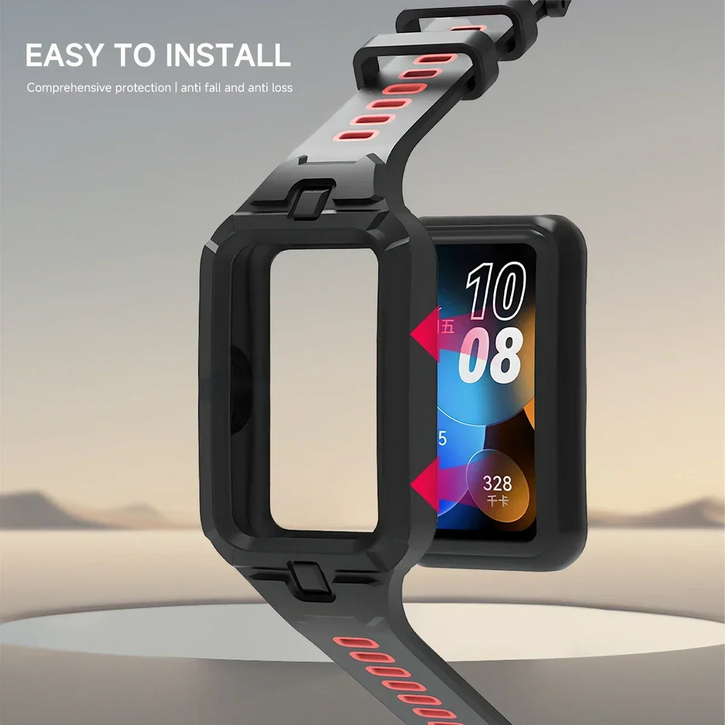 Silicone Strap for Huawei Band 9 8 7 6 – 20 Colors Smart Watch Strap Qme