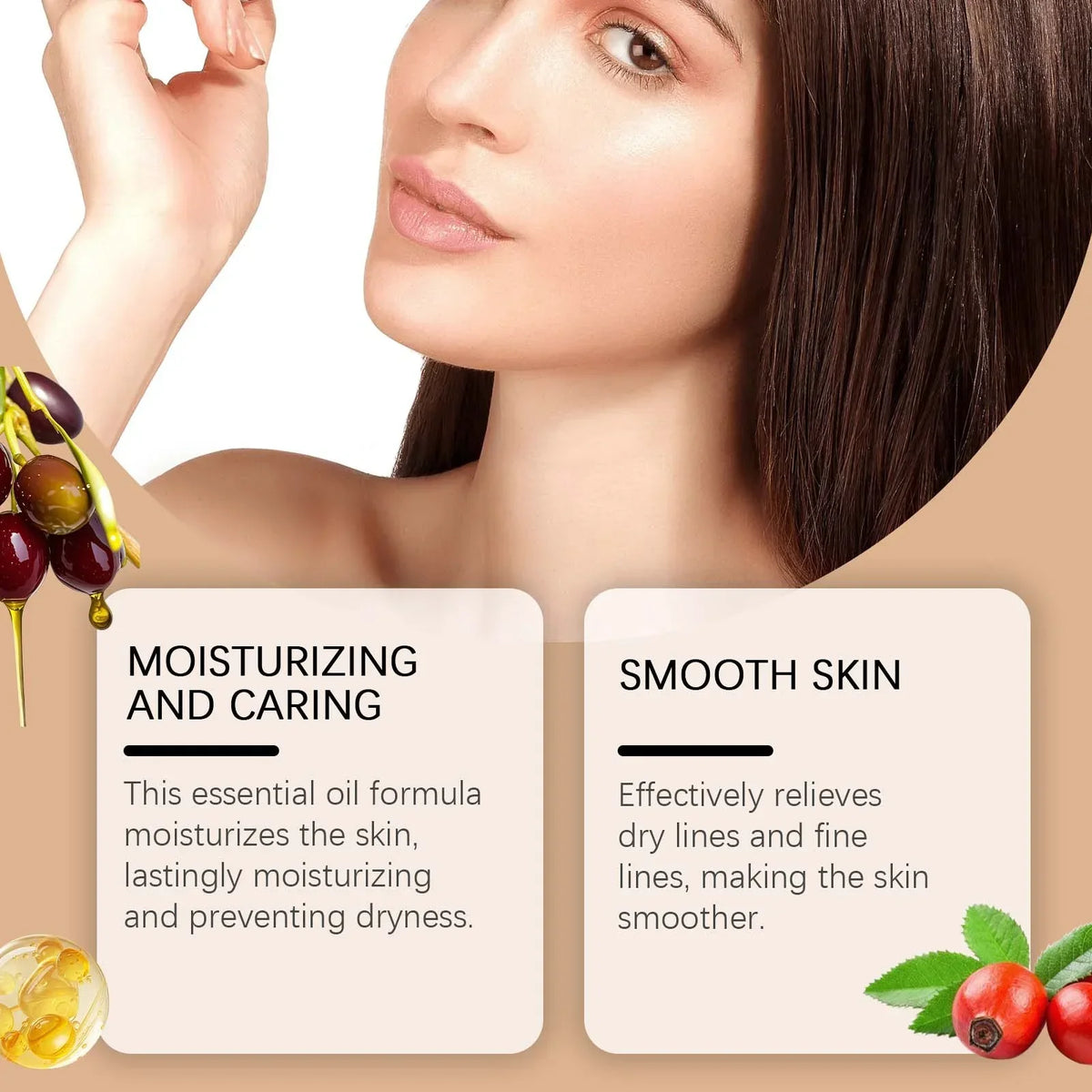 Squalane Rosehip Face Oil – Firming, Lifting & Hydrating Face Oil Qme