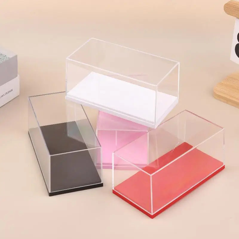 Transparent Acrylic Display Box for 1:43 Scale Model Cars Model Car Display Case Qme