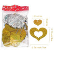 Heart-Shaped Rain Silk Balloon Pendant Party Decoration Party Balloon Decoration Qme Gold