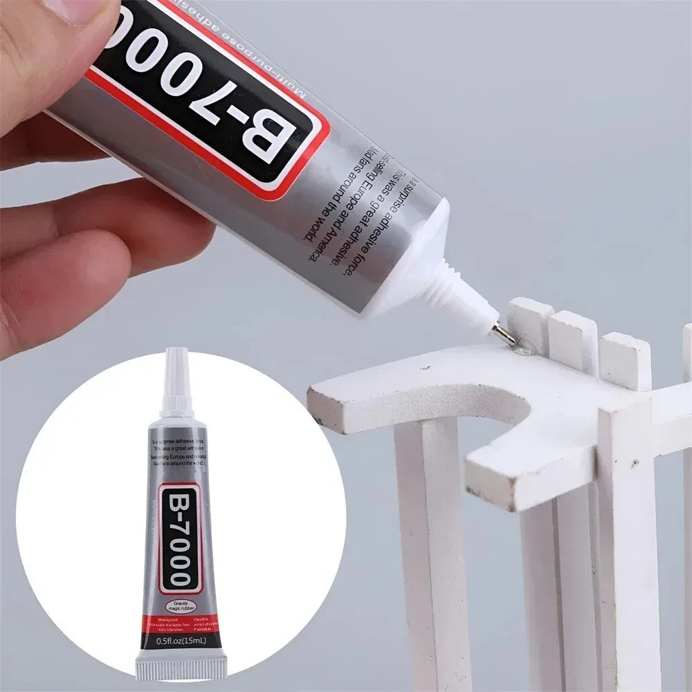 B7000 Clear Precision Tip Craft Glue – Rhinestone Nail Fabric Craft Adhesive Glue Qme