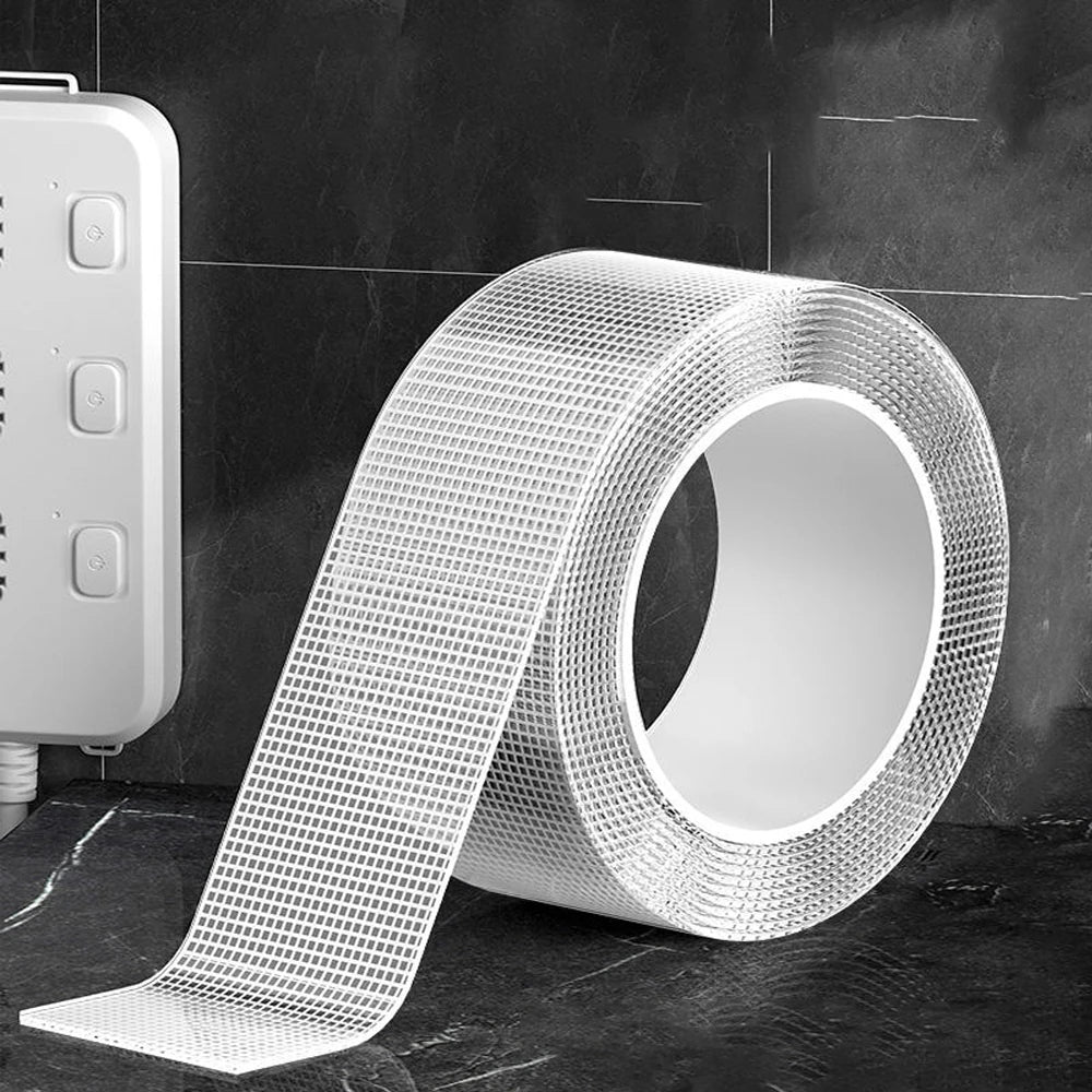 Nano Double-Sided Tape – Removable, Waterproof, No Residue Double-Sided Tape Qme 1 Roll 1m 1mm|30mm