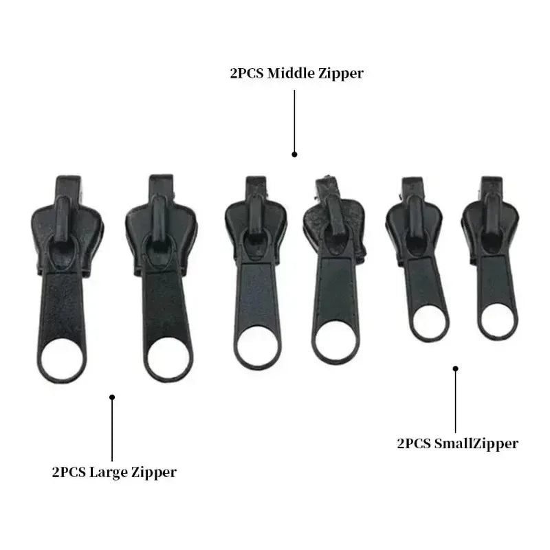 Universal Zipper Repair Kit – Replacement Zip Sliders | 9 Colors Zipper Repair Kit Qme
