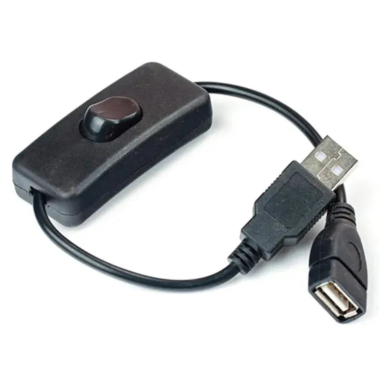USB Extension Cable with On/Off Switch – Male to Female Adapter USB Switch Adapter Qme