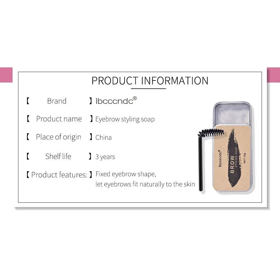 Qme Eyebrow Styling Wax Gel – Waterproof Long-Lasting Hold Eyebrow Setting Gel Qme