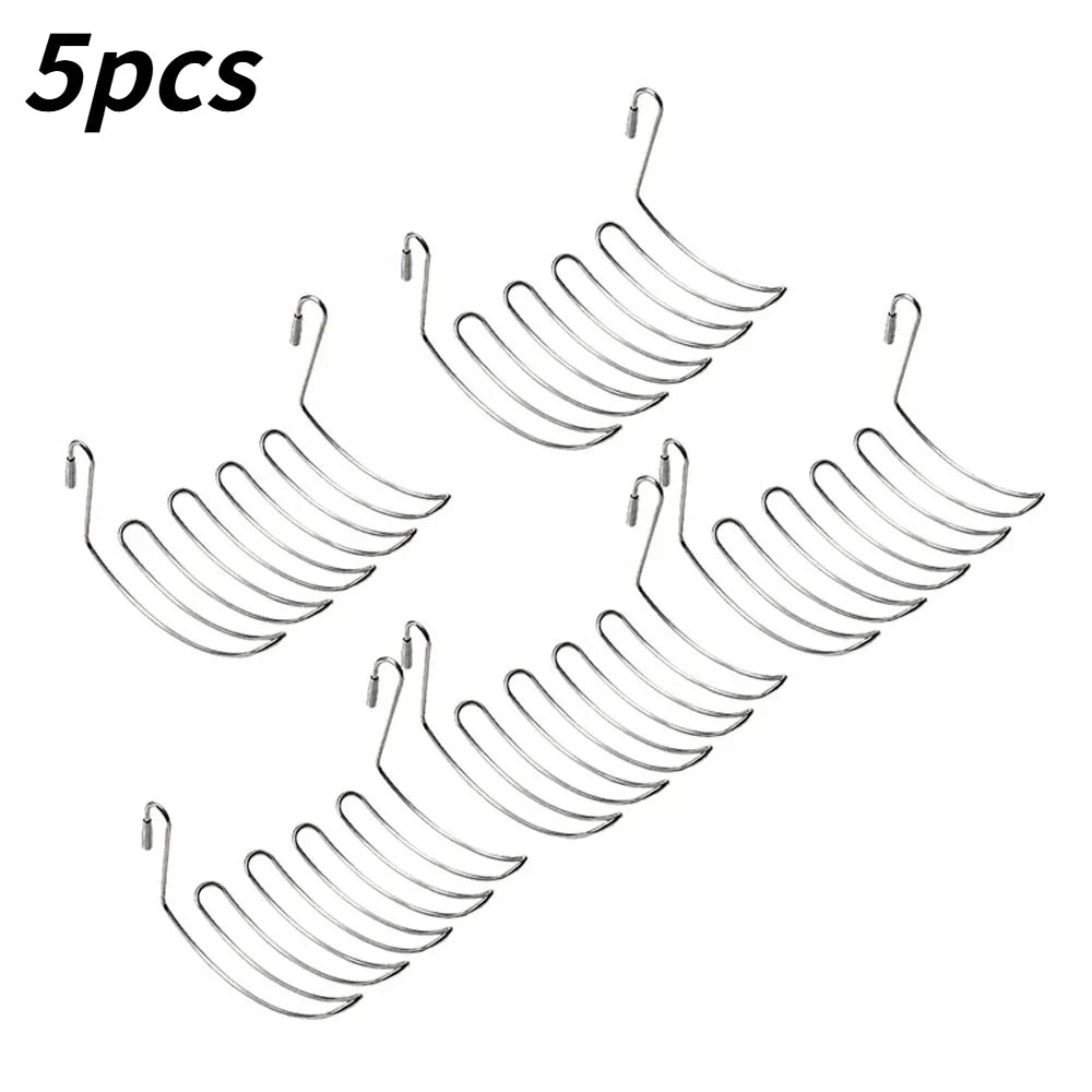 Retractable Stainless Steel Sink Hanging Basket | Drain Organizer Sink Hanging Basket Qme silvery 5pcs