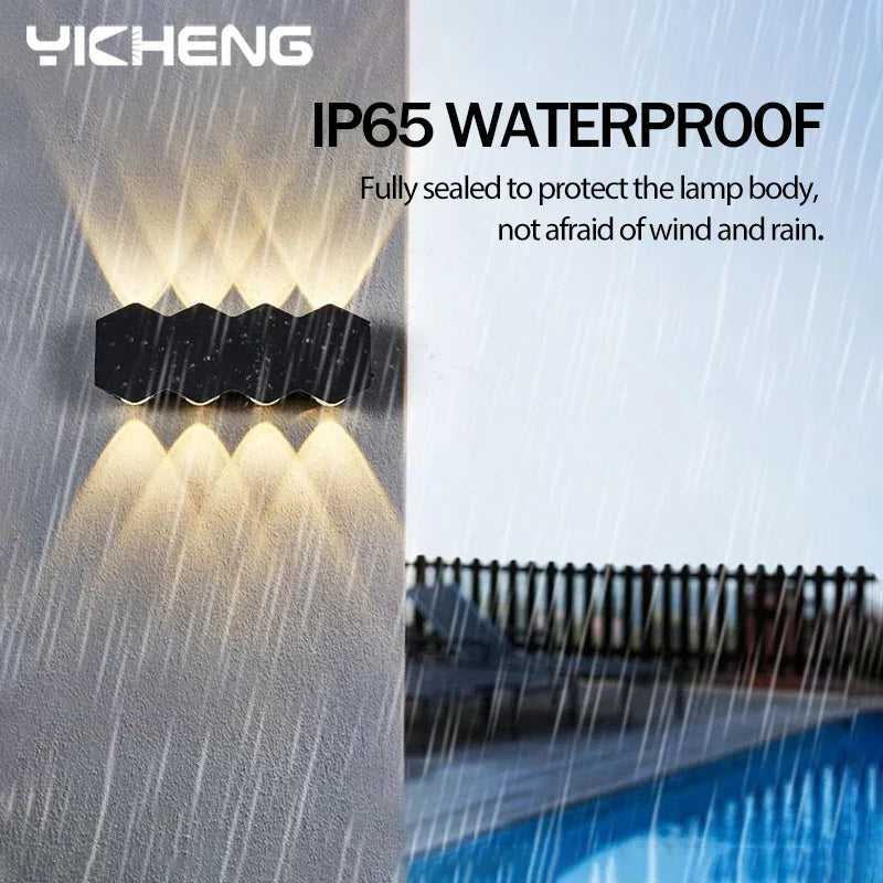 10W LED Wall Lamp – Waterproof Indoor & Outdoor Sconce LED Wall Sconce Qme