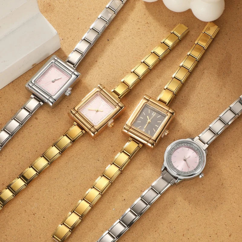 DIY Elastic Watch Bracelet – Stainless Steel, 41 Colors Elastic Watch Bracelet Qme