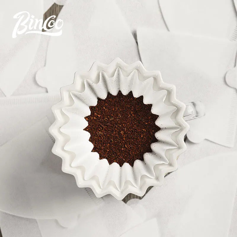 Bincoo V-Shaped Conical Coffee Filter Papers | Pour Over Coffee Filter Papers Qst