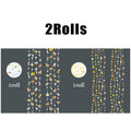 Star Gem Beaded Curtain PET Tape – DIY Journal & Craft Decor Decorative Craft Tape Qme 2 rolls-B
