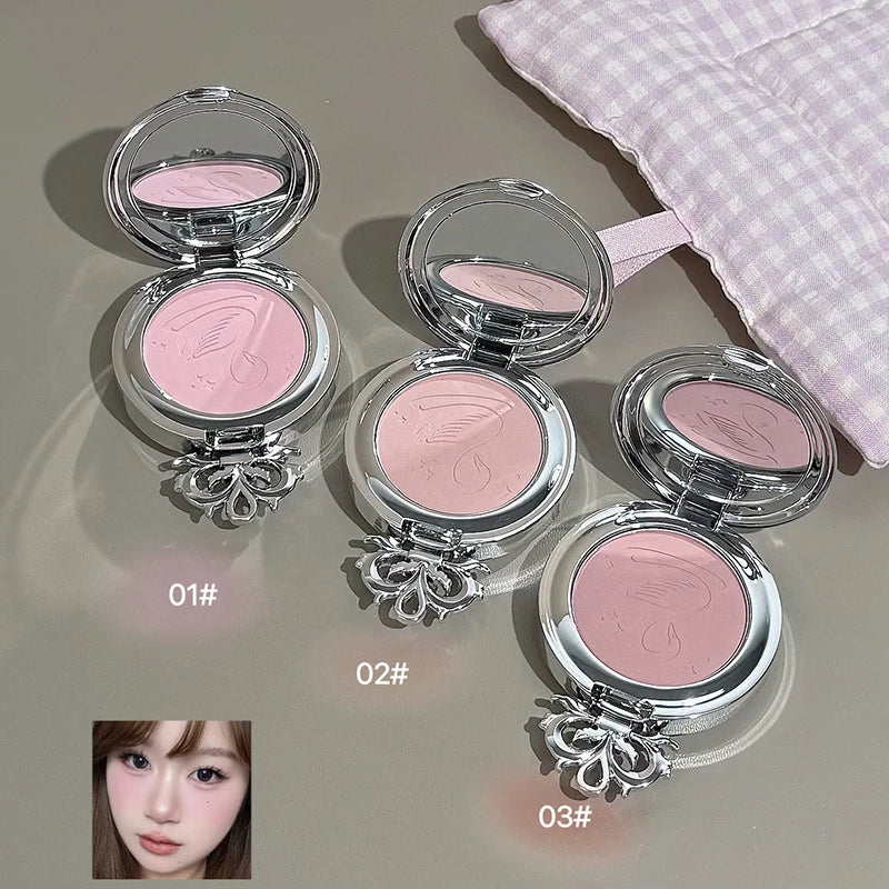 NICEKEY Pink Ballet Blush Powder – Lasting Matte Finish Blush Powder Qme