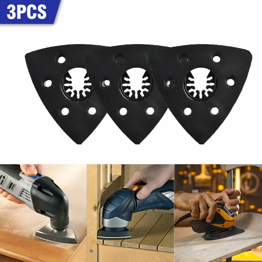 Triangular Sanding Pads 93mm Oscillating Multi-Tool – 3-Pack Oscillating Tool Pads Qme Default Title