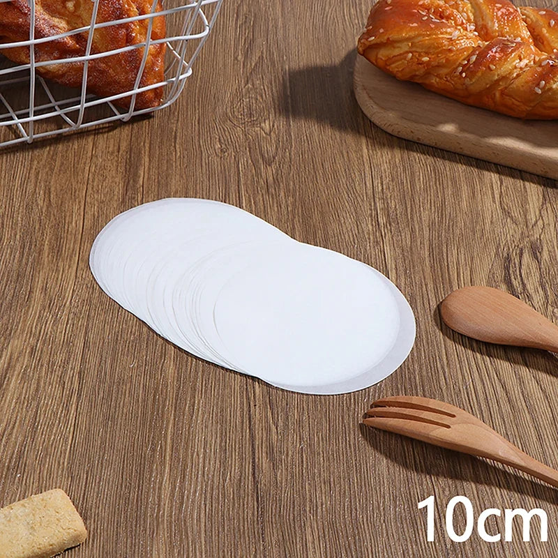 Round Parchment Paper Liners – Baking, BBQ & Steamer, 50 Pcs Parchment Paper Liners Qme 10cm