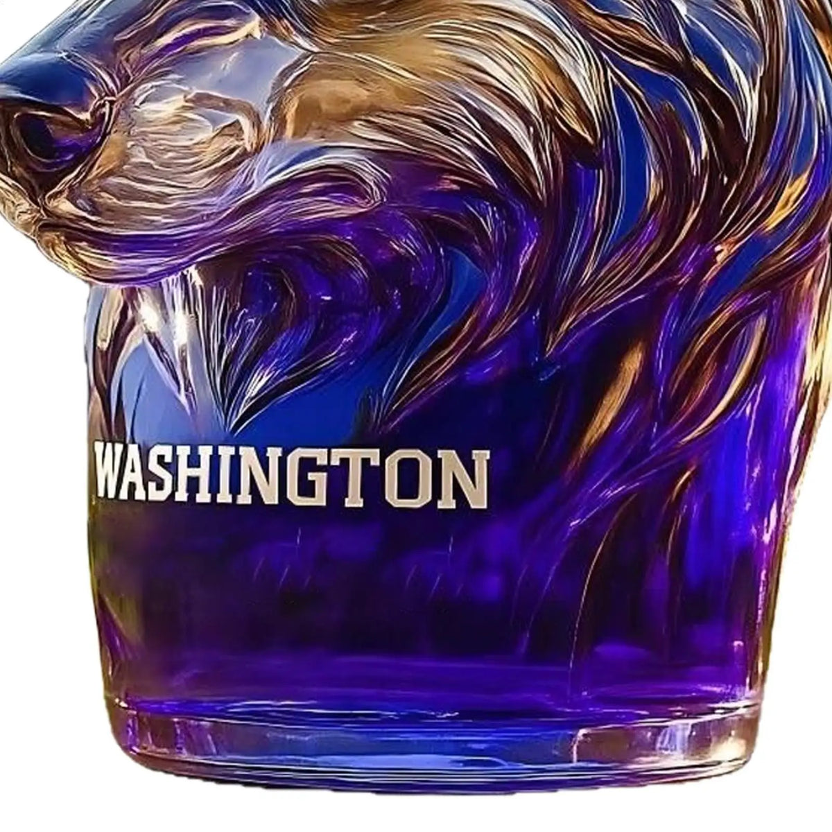 Dog Head Glass Alcohol Dispenser – Decorative Art Statue Glass Liquor Decanter Qme