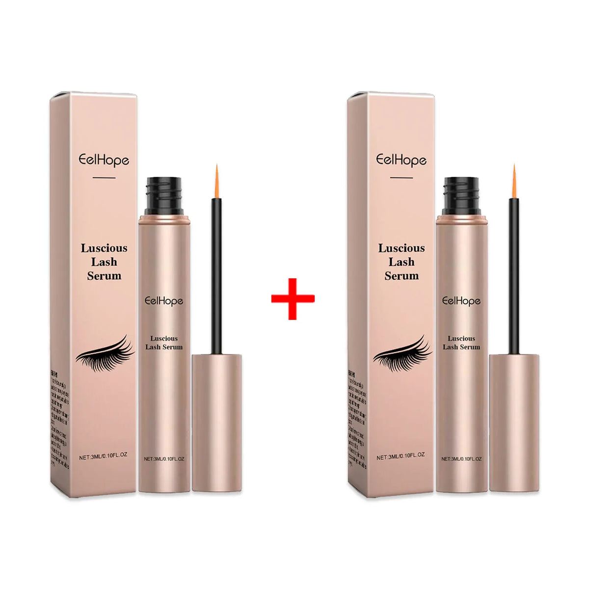 Eelhope Eyelash Growth Serum – Fuller, Longer & Thicker Lashes Eyelash Growth Serum Qst 6ml boxed