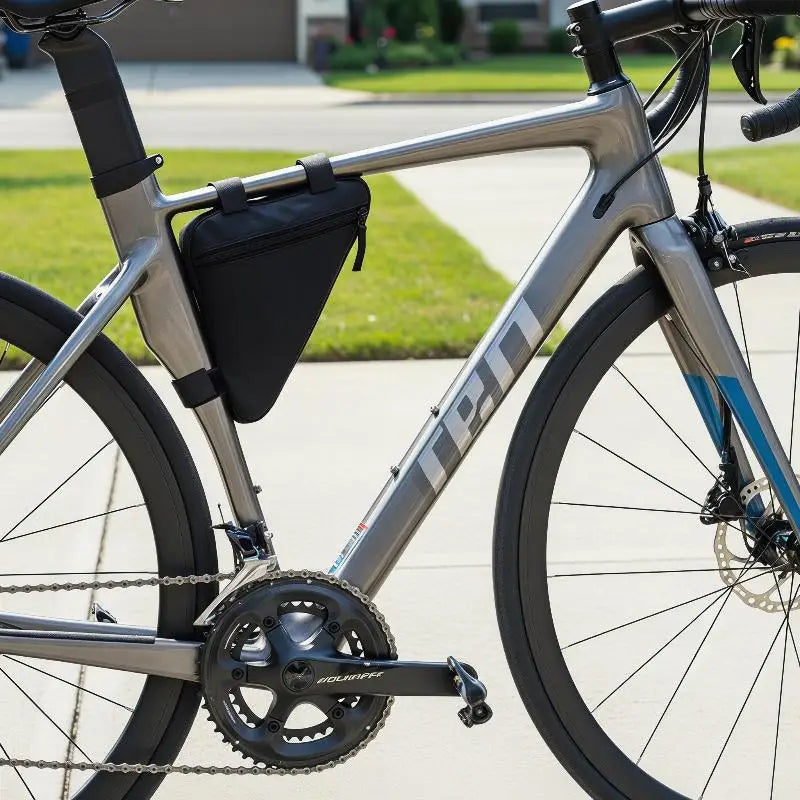 Bicycle Triangle Frame Bag – Durable Cycling Front Tube Pouch Cycling Frame Bag Qme