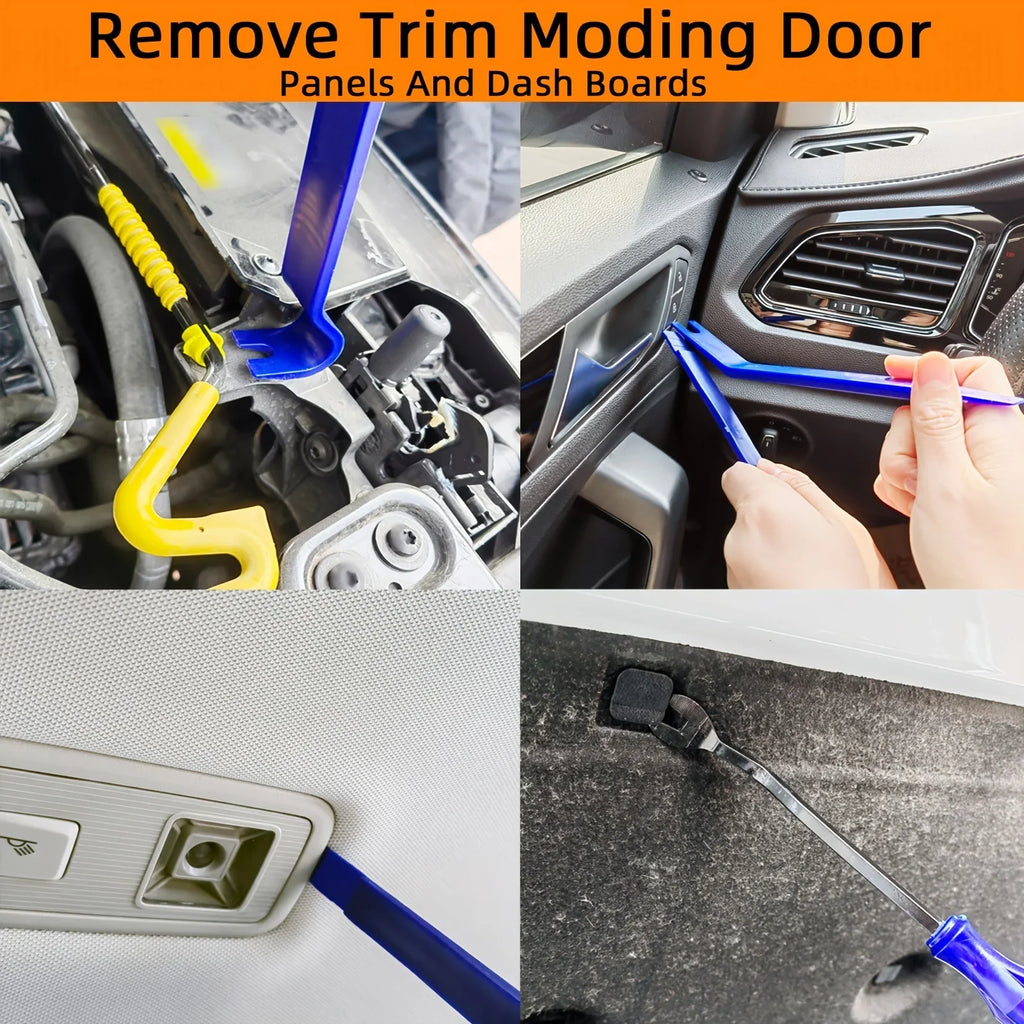 5-Piece Auto Trim Removal Tool Kit – Car Pry Panel & Dash Clip Auto Trim Removal Tool Qme
