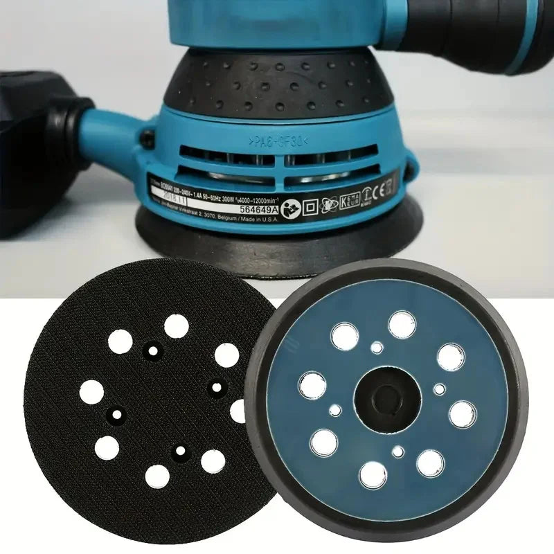 8-Hole 125mm Sander Pad Disc for Woodworking & Polishing Sanding Disc Qme
